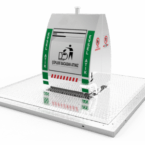 5m³ mantar ataçmanlı tam yeraltı Çöp konteyneri